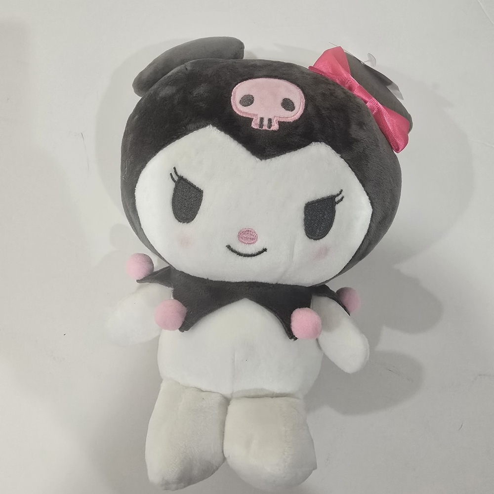 Cute Plush Toy with Pink Accents